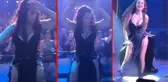 Şarkıcı Nez, konserinde kalça dansı yaparken kendinden geçti