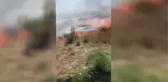 Son dakika haber! Otluk alanda çıkan yangın söndürüldü