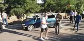Ağaca çarpan otomobil takla attı: 1'i çocuk 3 yaralı