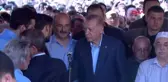 CUMHURBAŞKANI ERDOĞAN YAZAR RASİM ÖZDENÖREN'İN CENAZE TÖRENİNE KATILDI