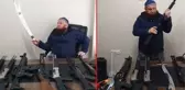 Uzun namlulu silah ve kılıçlarla görüntü paylaşan şahıs gözaltına alınıp serbest bırakıldı