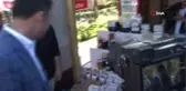 Bakan Kurum, çam ağacından yapılan aracı kullandı