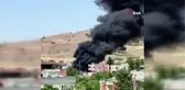 Batman'da hurdalıkta yangın... Gökyüzü siyah dumanla kaplandı