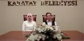 Görme engelli çift, dünyaevine girdi