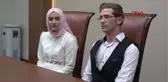 GÖRME ENGELLİ ÇİFT, DÜNYAEVİNE GİRDİ