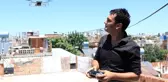 Kuzeninin aç kalmasına dayanamadı, 2 buçuk kilometre uzağa dron ile kebap yolladı