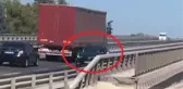 Trafikte geri geri 12 kilometre giden sürücüye 1.742 TL ceza