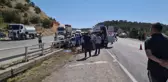 Kütahya haber... Kütahya'da otomobilin bariyerlere çarpması sonucu 1 kişi öldü