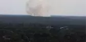 Son dakika haber... Bomba imha deposundaki patlama, Grunewald ormanında yangına neden oldu