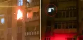 Eşi tarafından terk edilen öfkeli koca, evini ateşe verip kapıyı üzerine kilitledi