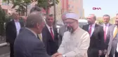 Diyanet İşleri Başkanı Erbaş'tan cemevine 'geçmiş olsun' ziyareti