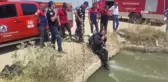 Kontrolden çıkan otomobil kanala uçtu: 2 yaralı