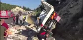 Son dakika haberi... İki kamyonetin çarpıştığı kazada 4 kişi yaralandı