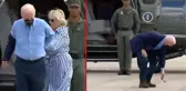 Biden'ın ceket ile imtihanı! Bir türlü giyemeyince imdadına eşi yetişti