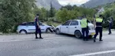 Karabük gündem haberleri... Karabük'te çarpışan iki otomobildeki 5 kişi yaralandı