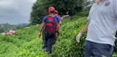 Yük taşımada kullanılan ilkel teleferiğin çarptığı kişi yaralandı