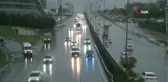 İstanbul'da yağış sonrası trafik yoğunluğu
