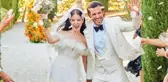 İtalya'da düğün yapan Özge Gürel ve Serkan Çayoğlu çiftinden romantik pozlar geldi