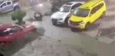 Bolu haber | Mudurnu'da sağanak; yamaçlardan yollara kaya parçaları düştü