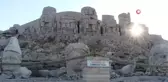 Nemrut Dağı'nda hafta sonu turist yoğunluğu yaşandı