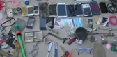 SU ALTINDAN ÇIKARILAN TAKMA DİŞ, SİLAH VE CEP TELEFONLARI SERGİYE ÇIKIYOR