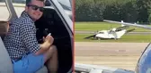 Yardımcı pilot başarılı iniş yapamayınca özür dileyip uçaktan atladı