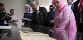 Malezya Kralı Abdullah Şah ile Kraliçe Tunku Azizah, Diyanet İşleri Başkanlığı kütüphanesini gezdi