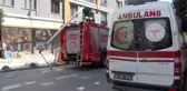 İSTANBUL-BAHÇELİEVLER'DE MERDİVEN TADİLAT SIRASINDA ÇÖKTÜ: 1 YARALI