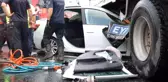 Otomobil, yan dönen kamyona ok gibi saplandı: 1 ölü 4 yaralı