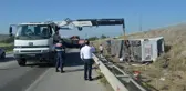 Son dakika haberi... AFYONKARAHİSAR - Yolcu otobüsü devrildi, 1 kişi öldü, 38 kişi yaralandı (4)