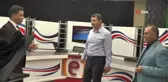 Kamera karışına geçen Vali Ayhan haberleri sundu