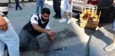 Sarası tutan simitçi yolda baygınlık geçirdi