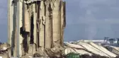 Beyrut Limanı'ndaki silonun kuzey kısmı tamamen yıkıldı