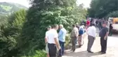 Şarampole devrilen silindirin operatörü öldü