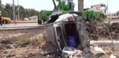 Son dakika haber! Takla atan otomobil, beton elektrik direğine çarptı: 6 yaralı