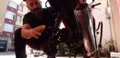 ŞEHİDİN HATIRASI MOTOSİKLETİN TEKERLEĞİ ÇALINDI