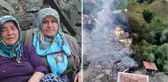Köyde yangın çıktı, vatandaşlar evlerinin yanışını çaresiz gözlerle izledi