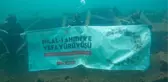 Çanakkale haber! ÇANAKKALE - Türk Kızılay, Çanakkale'de Halep Vapuru ve şehitleri için anı dalışı düzenledi