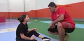 SPOR Bacağını kaybeden Ceren, ne eğitimden ne de voleyboldan koptu
