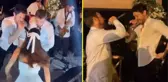 Düğüne katılan Murat Dalkılıç ve Murat Boz, düetleriyle konukları coşturdu
