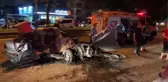 Son dakika haber: Otomobil halk otobüsüne çarptı, 1 kişi öldü, 3 kişi yaralandı