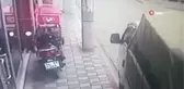 El fireni çekilmeyen kamyoneti böyle durdurdular