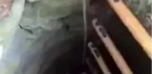 Kuyuya düşen keçi itfaiye ekiplerince kurtarıldı