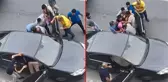 Sultangazi'de aracını park eden polisi 