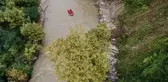 Adrenalin tutkunları Melen Çayı'nda rafting yaptı