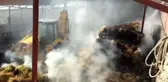 Burdur haber! Burdur'da çiftlikteki balya yangını korkuttu