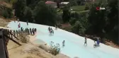 Giresun haberleri... Göksu travertenleri Giresun'un Pamukkale'si oldu