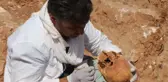 PERRE ANTİK KENTİ'NDE 1800 YILLIK 4 İNSAN İSKELETİ BULUNDU