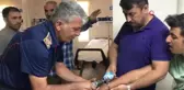 Yerde bulduğu kelepçeyi koluna taktı, çıkaramayınca imdadına itfaiye ekipleri koştu
