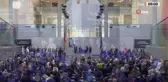 Alman Federal Meclisi'nde Gorbaçov için anma töreni